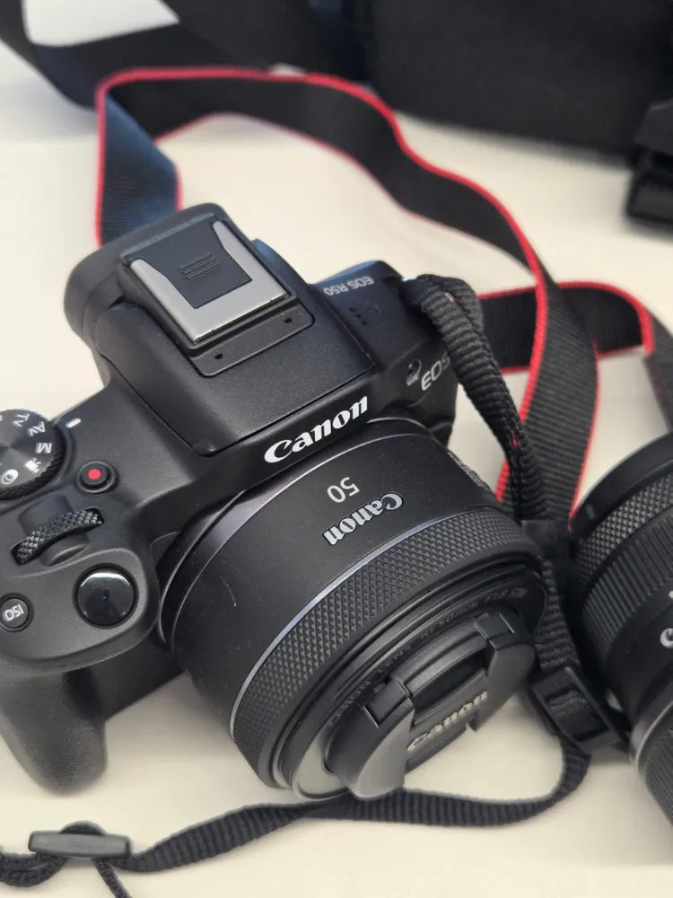 캐논 eos r50 18-45 kit(블랙) + 50mm 렌즈 세트 이미지