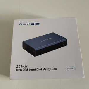 ACASIS 2.5인치 2베이 외장하드 ssd 인클로저 케이스 이미지