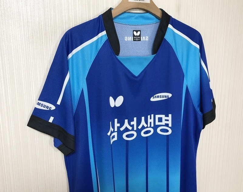 버터플라이 삼성생명탁구단 선수지급용 유니폼/져지 O(XL) 이미지