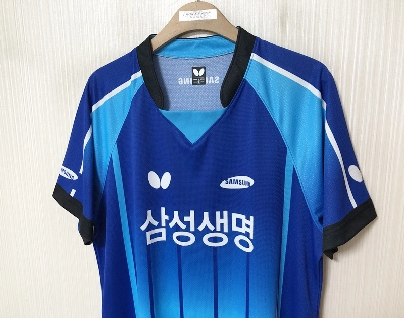 버터플라이 삼성생명탁구단 선수지급용 유니폼/져지 O(XL) 이미지