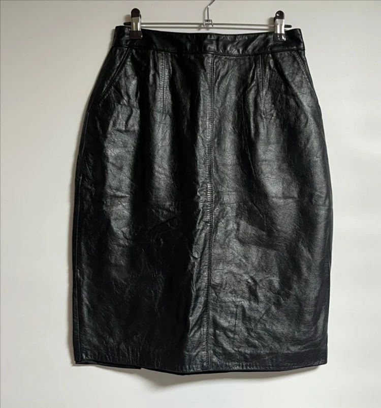 깜바넬라 리얼 레더 소가죽 치마 스커트 27 이미지