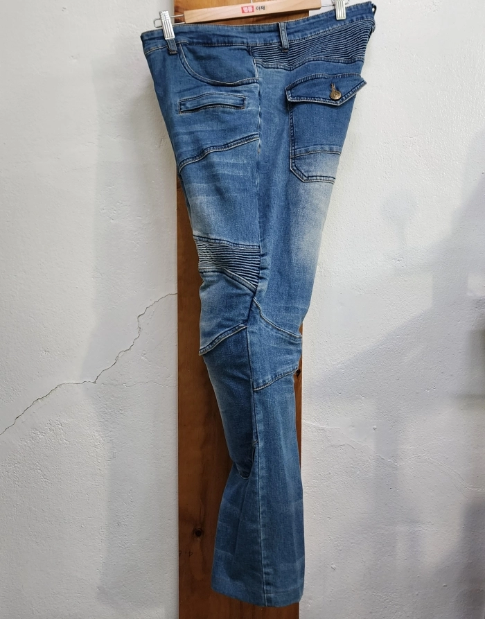 [MOTO PANTS] 남성 라이딩 모토 바이크 데님 팬츠 / 청바지 (2XL) 이미지