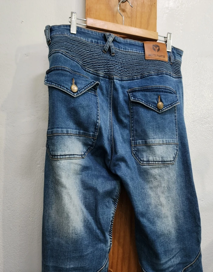 [MOTO PANTS] 남성 라이딩 모토 바이크 데님 팬츠 / 청바지 (2XL) 이미지