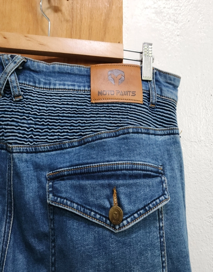 [MOTO PANTS] 남성 라이딩 모토 바이크 데님 팬츠 / 청바지 (2XL) 이미지