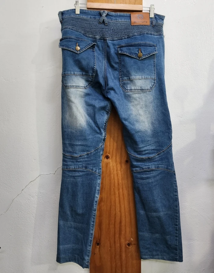 [MOTO PANTS] 남성 라이딩 모토 바이크 데님 팬츠 / 청바지 (2XL) 이미지