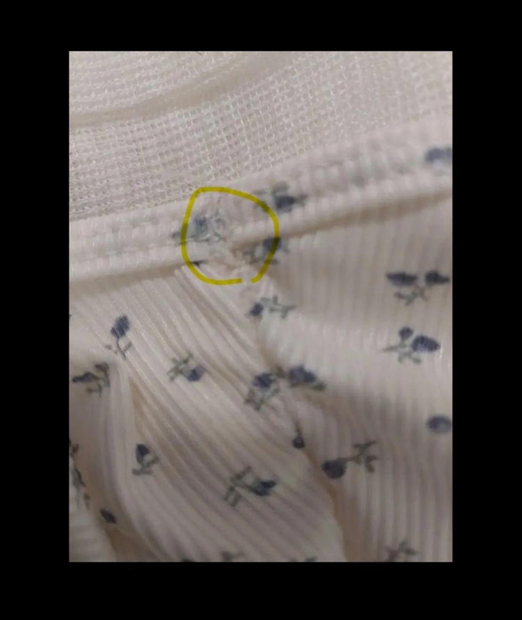 캡내장 잔꽃무늬나시 & 가디건 일괄 판매 이미지