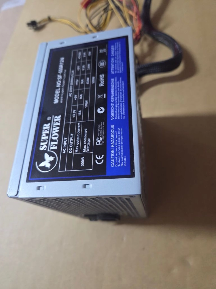 슈퍼플라워 500w 파워서플라이 이미지