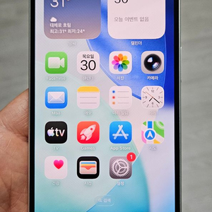 아이폰16 화이트 128GB 싸게 팝니다. 이미지