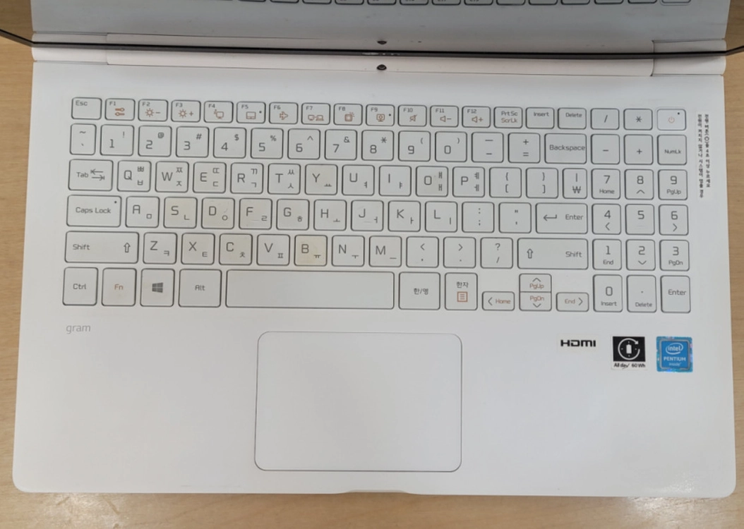 LG gram 노트북, 15Z970-LR1DK 부품용 판매 이미지