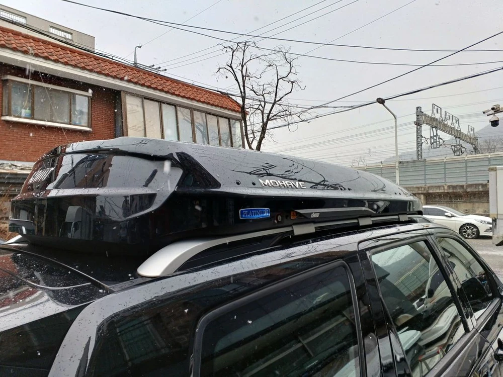 신형 모하비더마스터 코토일체형루프박스 블랙유광 ,화이트 이미지