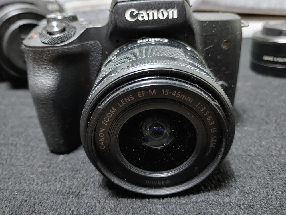 캐논 EOS M50 Mark II + 15-45mm + 22mm F2 렌즈 세트 이미지