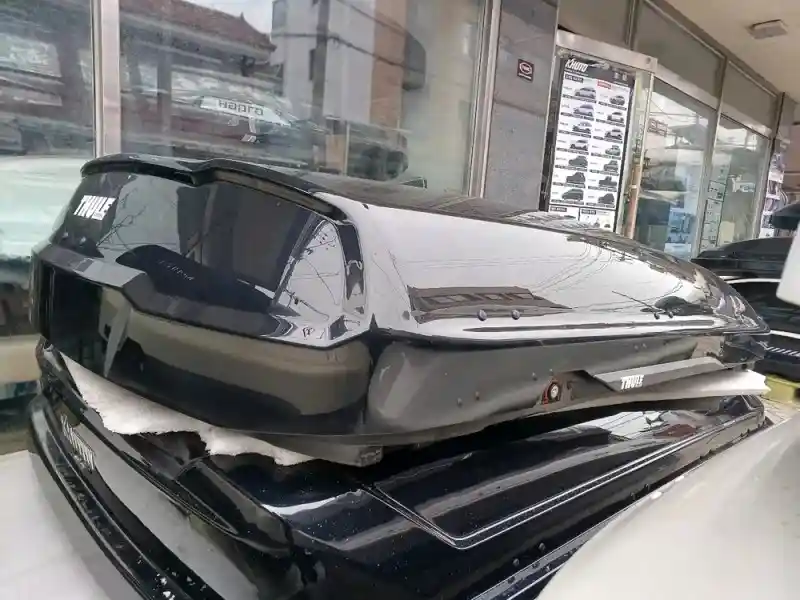 쏘렌토mq4 코토일체형루프박스 블랙유광 사용감 화이트 이미지