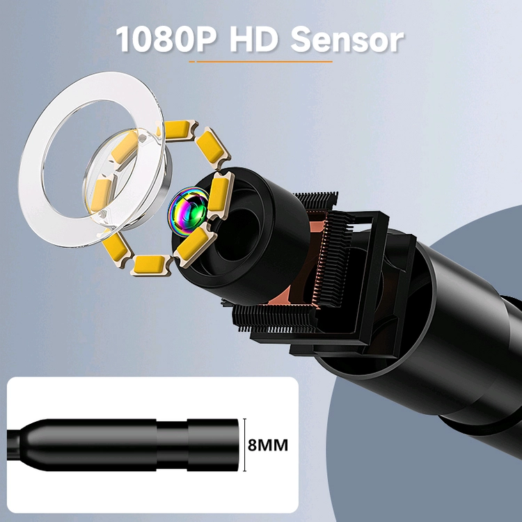 새상품]15M 4.3인치 내시경카메라 FHD 200W 배관검사 누수탐지 이미지