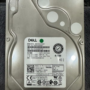서버용 DELL 4TB 12G 7.2K SAS HDD 3.5 2개 세트 이미지