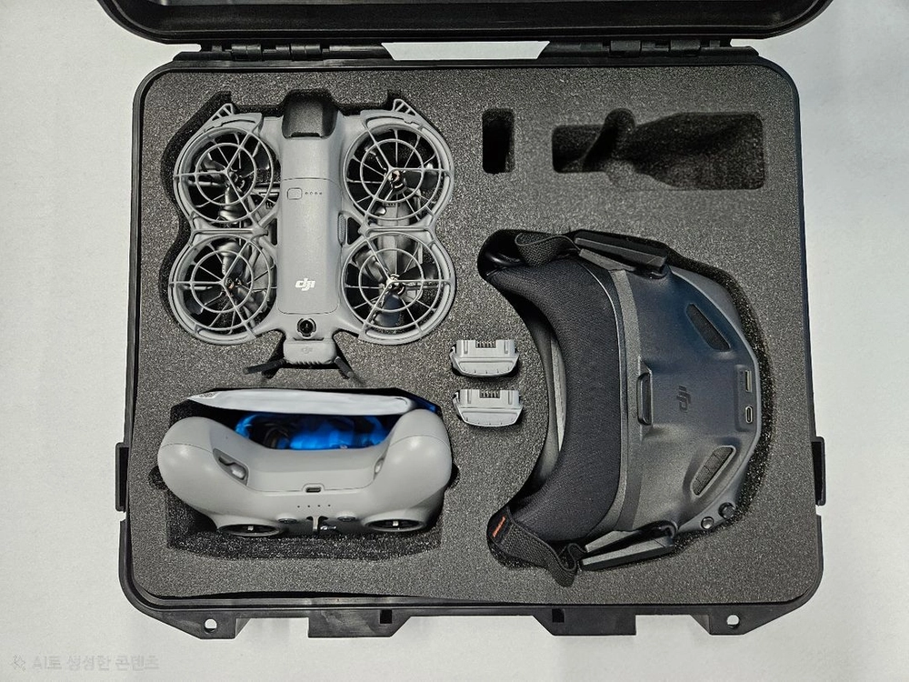 dji 네오2 드론 + 고글 fpv3 조종기 풀세트 이미지