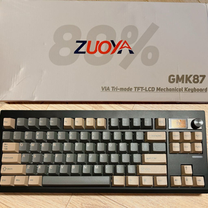 ZUOYA GMK87 커스텀 키보드 블랙(베어본) 판매합니다 이미지