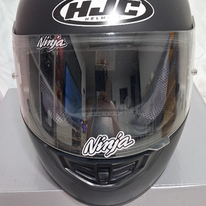 흥진(HJC)의 입문용 풀페이스 오토바이 헬멧, HJC CS-R3 무광 블랙 모델(XL)+가와사키 닌자 데칼합리적인 이미지