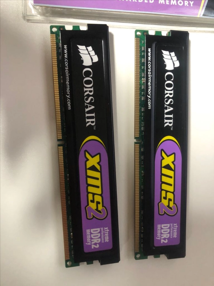 노테스트 커세어 DDR2 방열판 메모리 2GBx2 1GBx2 4장 일괄(내용 필독) 이미지