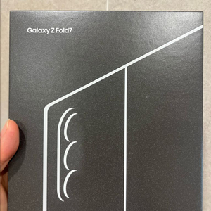 갤럭시 z폴드7 1tb 단순개봉 새재품 이미지
