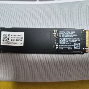 삼성전자 PM991a M.2 NVMe 256GB SSD 이미지