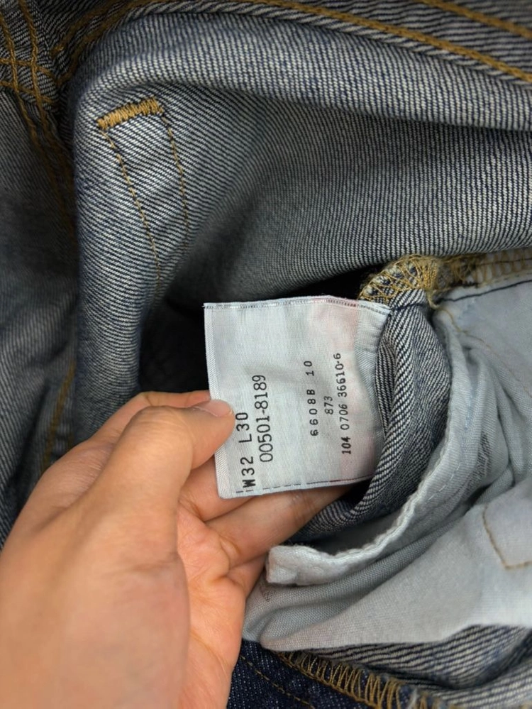 00년대 리바이스 501 워싱진 청바지 새상품 (32) 이미지
