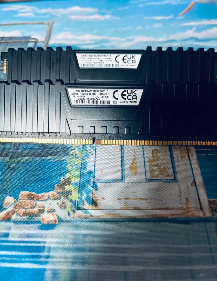 커세어 벤전스 램 lpx DDR4 3200 8gb * 2개 16GB 이미지