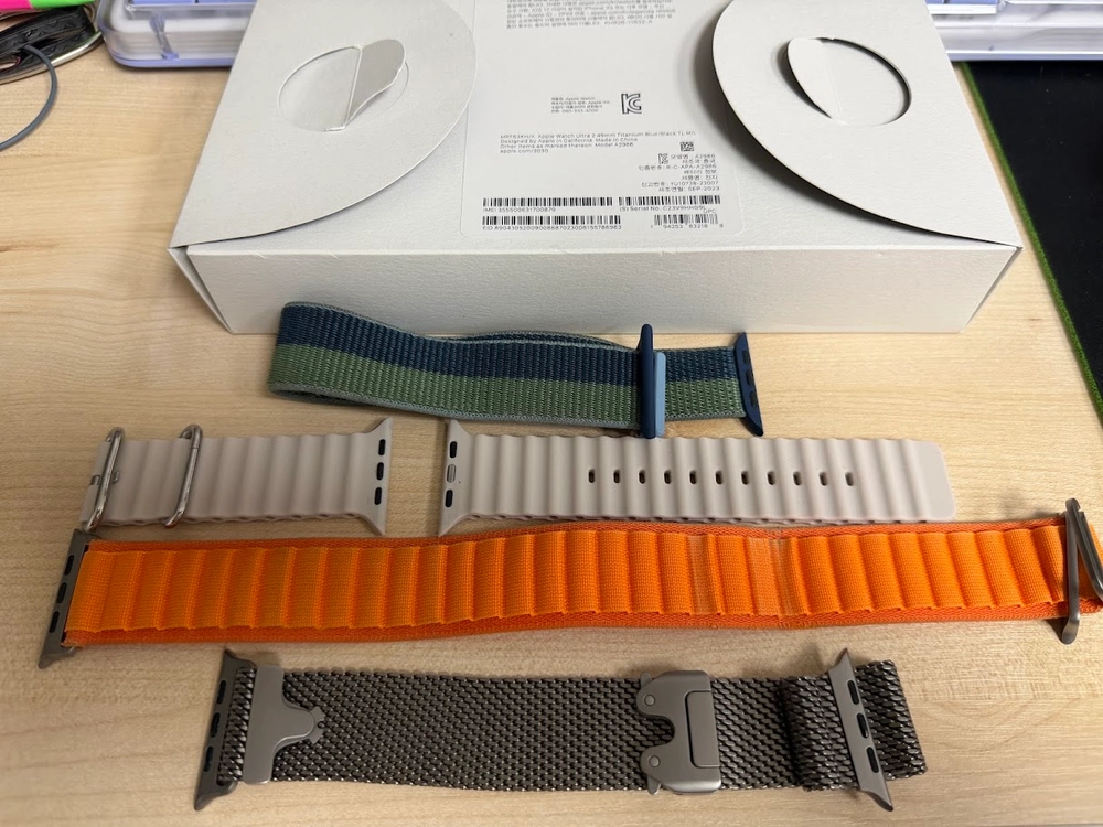 애플워치 울트라2 49mm 티타늄 (풀박스) 이미지