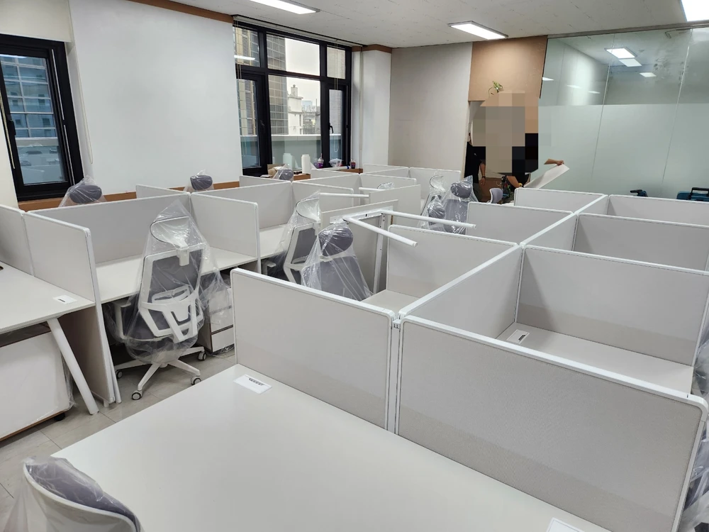 중고 사무실파티션 30T 사무실책상 02-3482-3633 이미지
