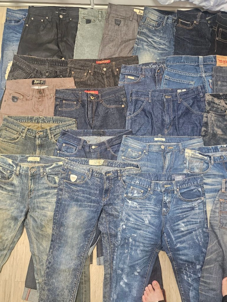 29~30사이즈 청바지 32장 일괄에 판매합니다. 이미지