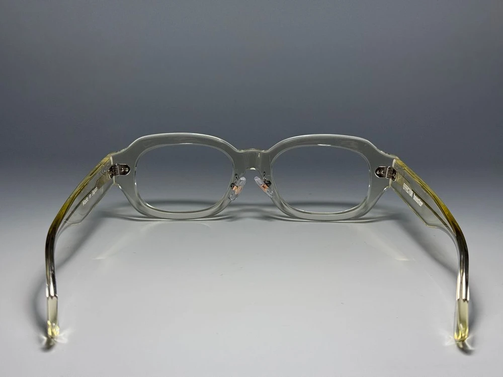 이펙터 EFFECTOR 부스터 옐로우 클리어 볼드 뿔테 안경 0128 이미지