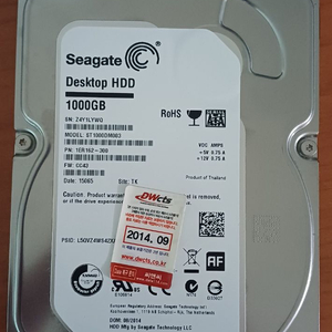 씨게이트 하드디스크 3.5인치 hdd 1tb 이미지