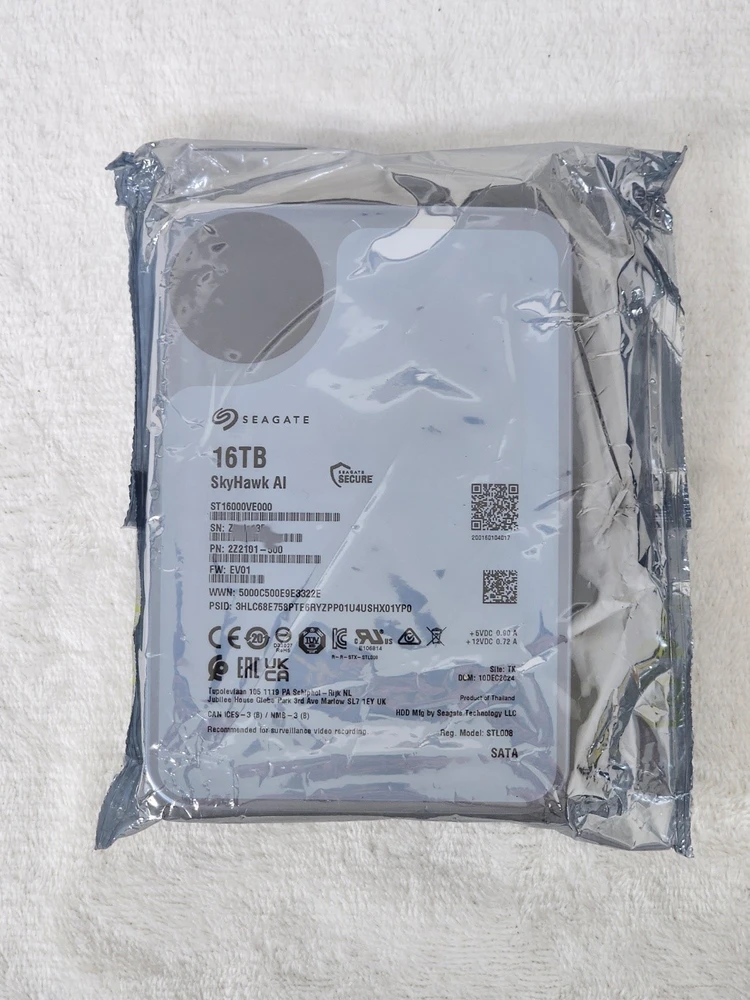씨게이트 하드디스크 16테라 SEAGATE HDD 16TB 미개봉 NAS CCTV 이미지