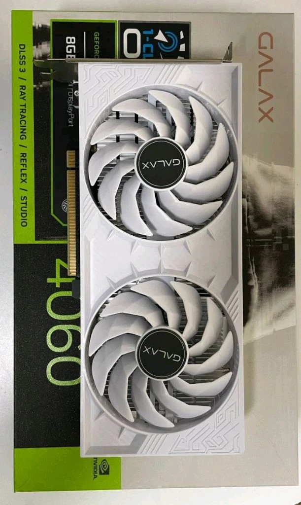 갤럭시 RTX4060 1-CLICK OC WHITE 그래픽카드 - 안심되는 중고거래