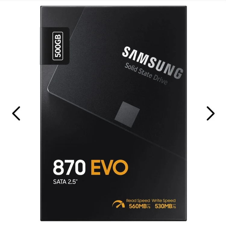 삼성 870 EVO 500G SSD 이미지