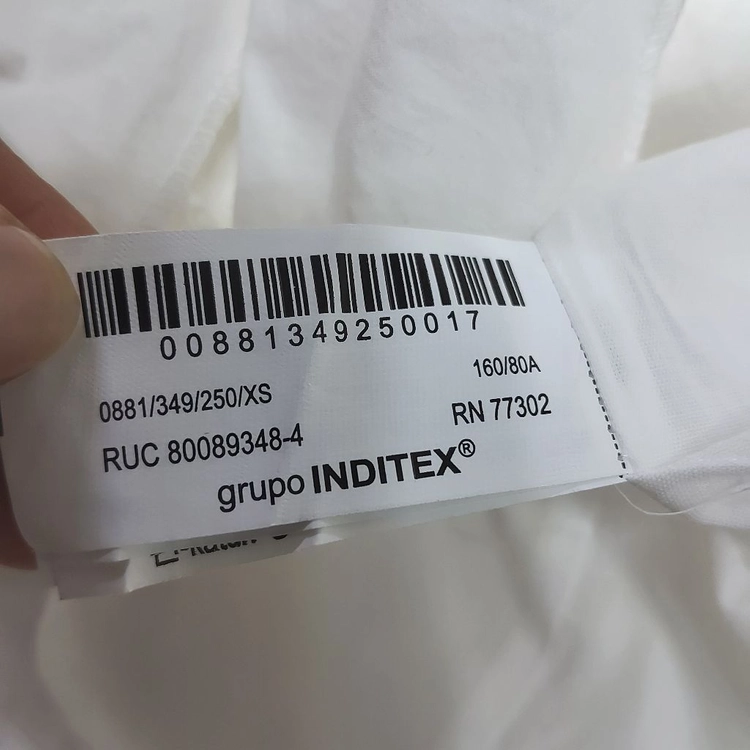 새상품 자라 로맨틱 펀칭 오프숄더 캉캉 원피스 xs 44 마른55 넘이쁨(59900) 이미지