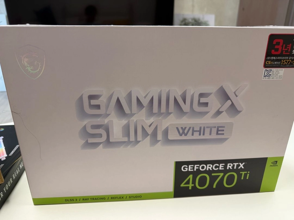 MSI 4070ti slim white - 안심되는 중고거래