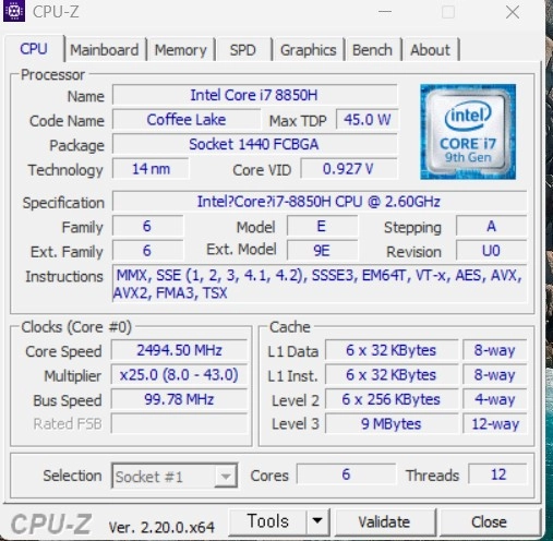Dell Precision 7530 i7-8850H 32GB RAM/quadro p3200 델 워크스테이션 노트북 이미지