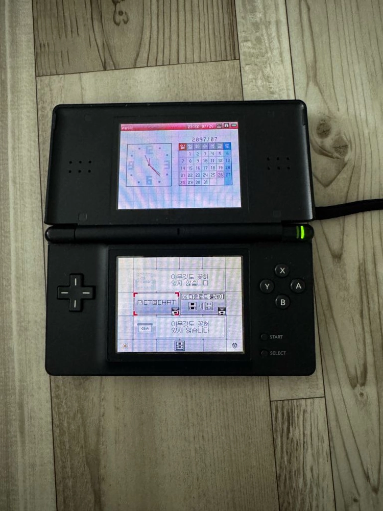 닌텐도 DS lite 블랙 + 펄기아 칩 이미지