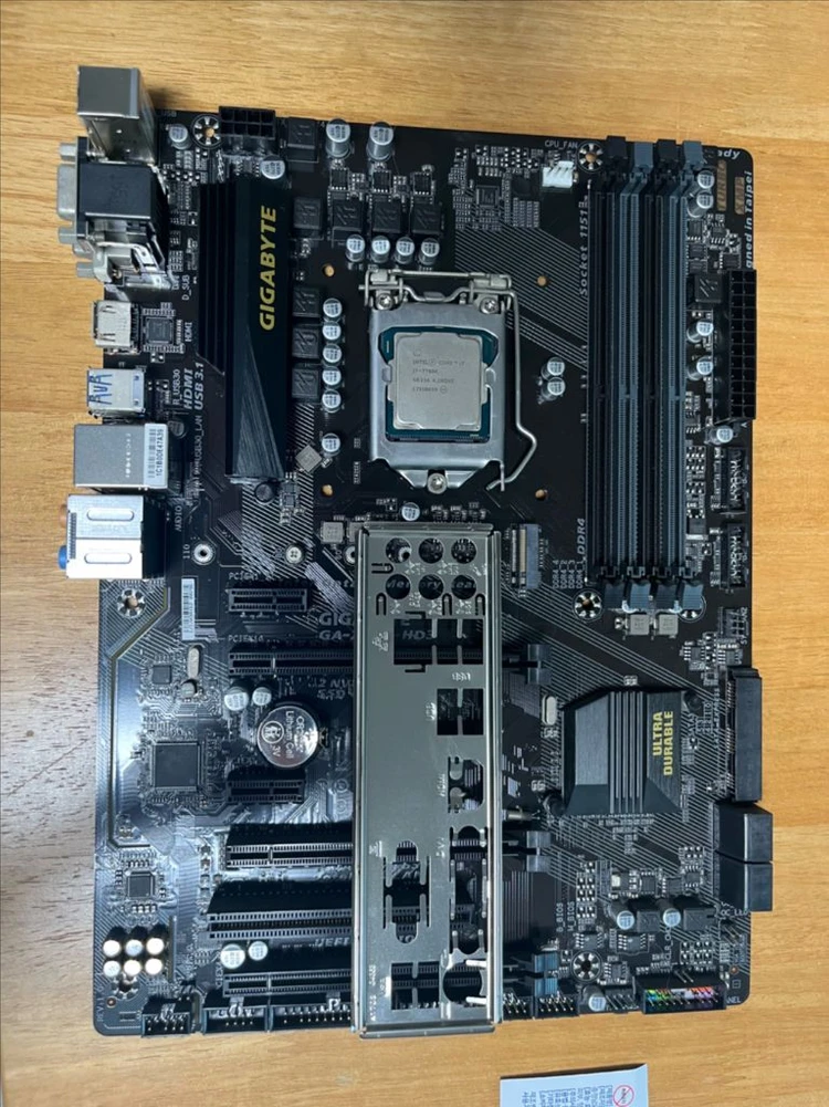 i7 7700K + z270 메인보드 이미지