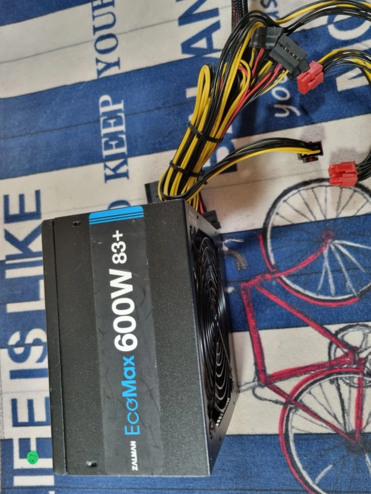 잘만 ECQMAX 600w 83+ 파워서플라이 이미지