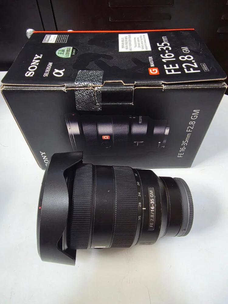 소니 FE 16-35mm F2.8 GM (1635GM) 전체 필름 작업! 렌즈 판매합니다 - 안심되는 중고거래