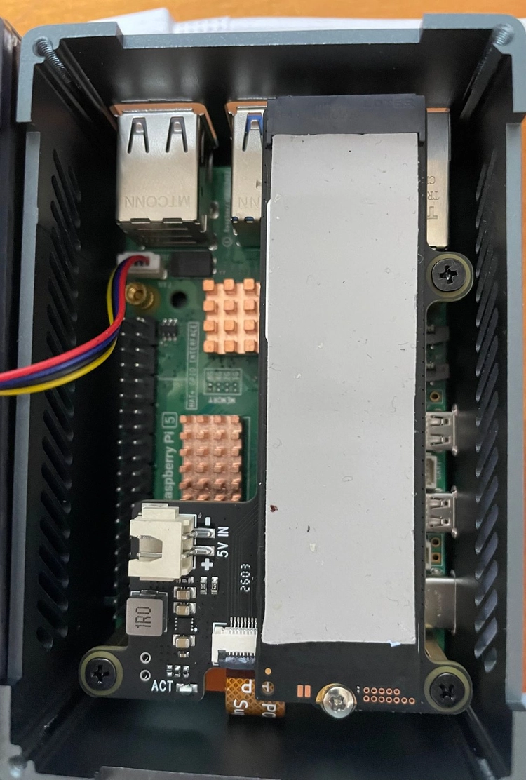 라즈베리파이5 (8GB) + 삼성 128GB NVMe 이미지