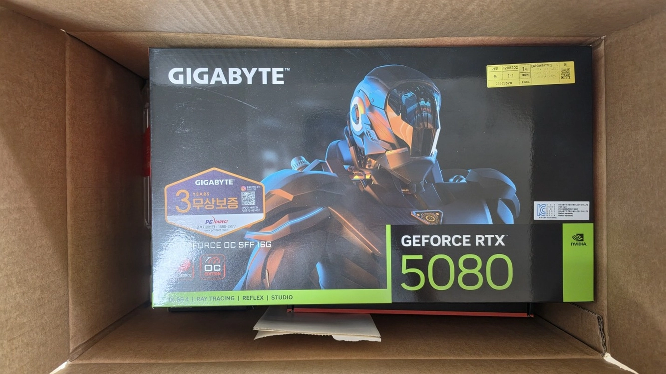 7800X3D / 5080 미니타워 데스크탑 판매합니다. 이미지
