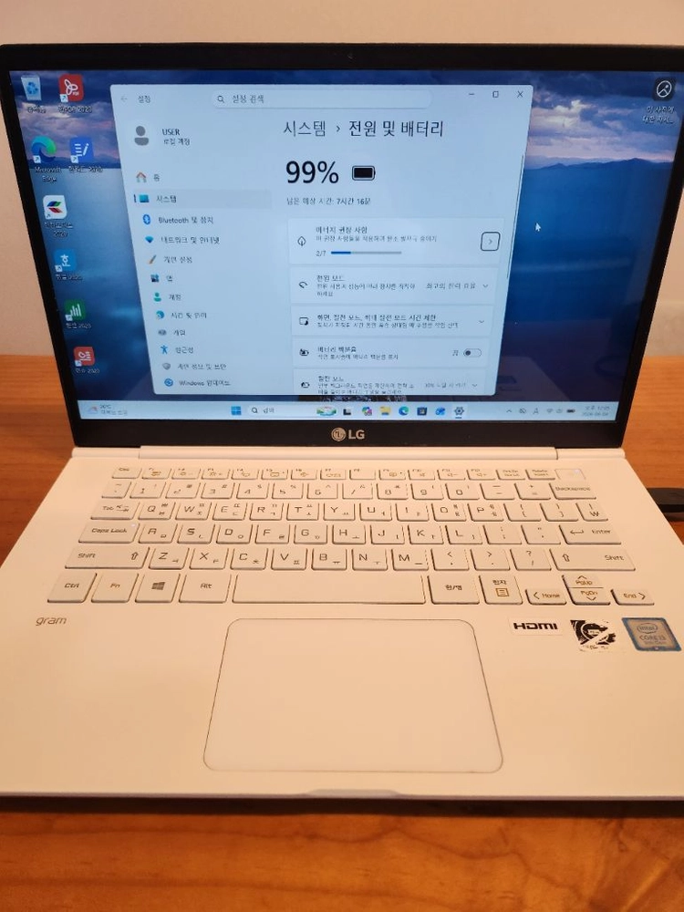 롱배터리 LG그램 노트북(14인치 12램 384SSD, 램업글가능) 이미지