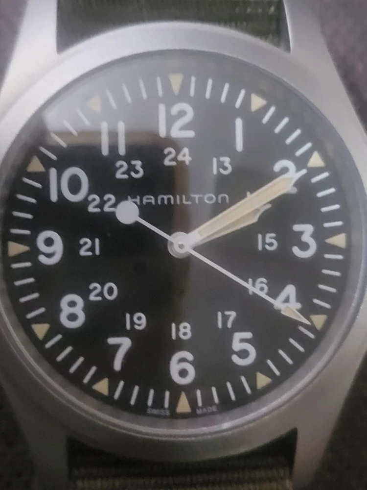해밀턴 카키필드 메카니컬 38mm 이미지