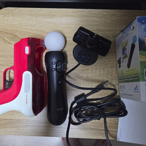 ps3 무브봉과 슈팅어태치먼트 ,카메라 셋 판매합니다 이미지