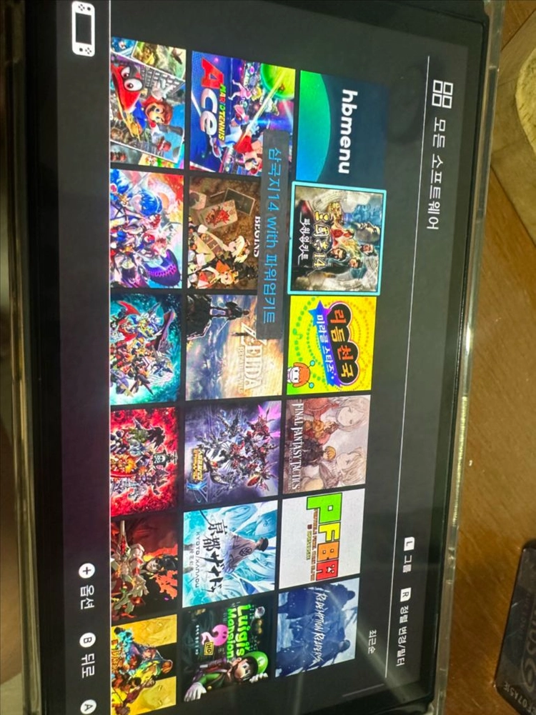 닌텐도 스위치 oled + 삼성 evo1테라 이미지