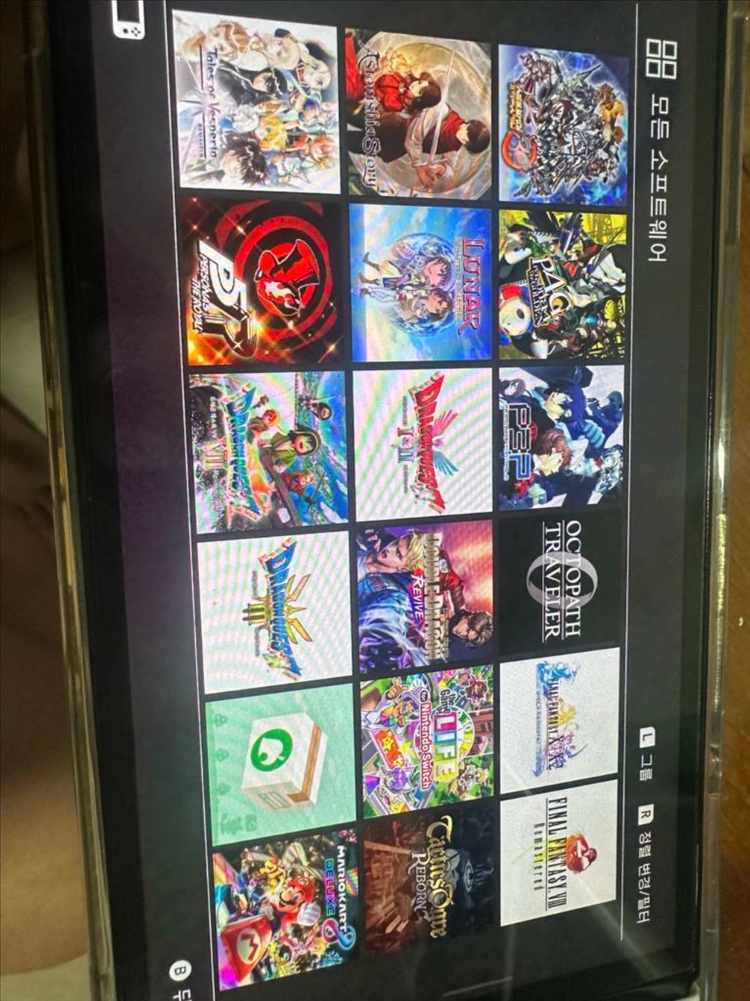 닌텐도 스위치 oled + 삼성 evo1테라 이미지