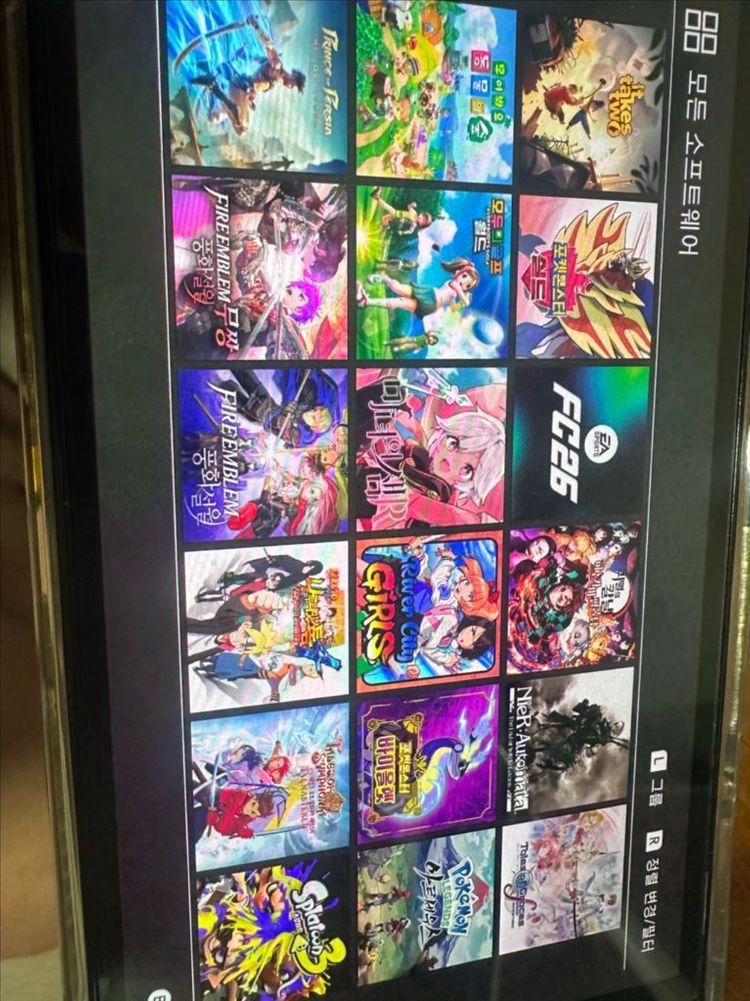 닌텐도 스위치 oled + 삼성 evo1테라 이미지