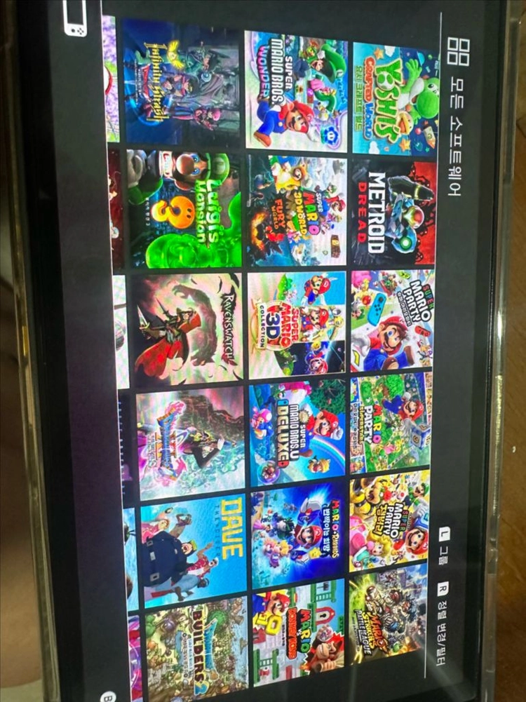 닌텐도 스위치 oled + 삼성 evo1테라 이미지